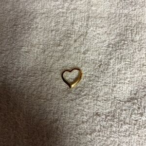 New 14k GOLD Floating Heart